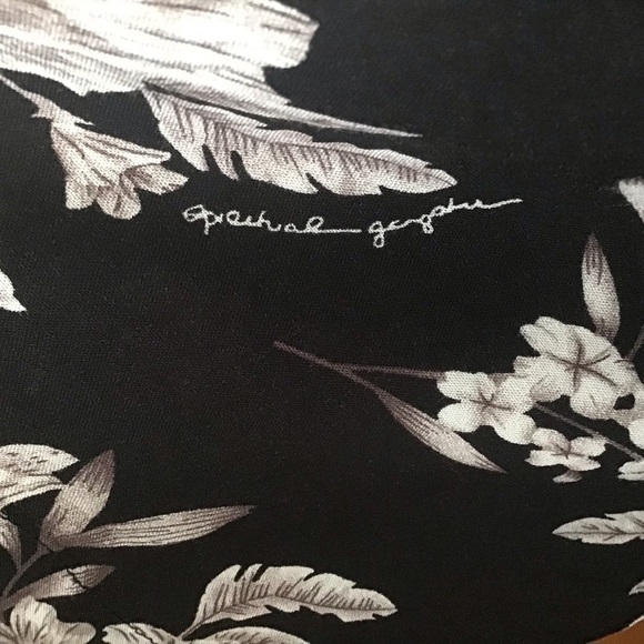 Spiritual Gangster Maya Black Floral Kimono - Picture 5 of 11